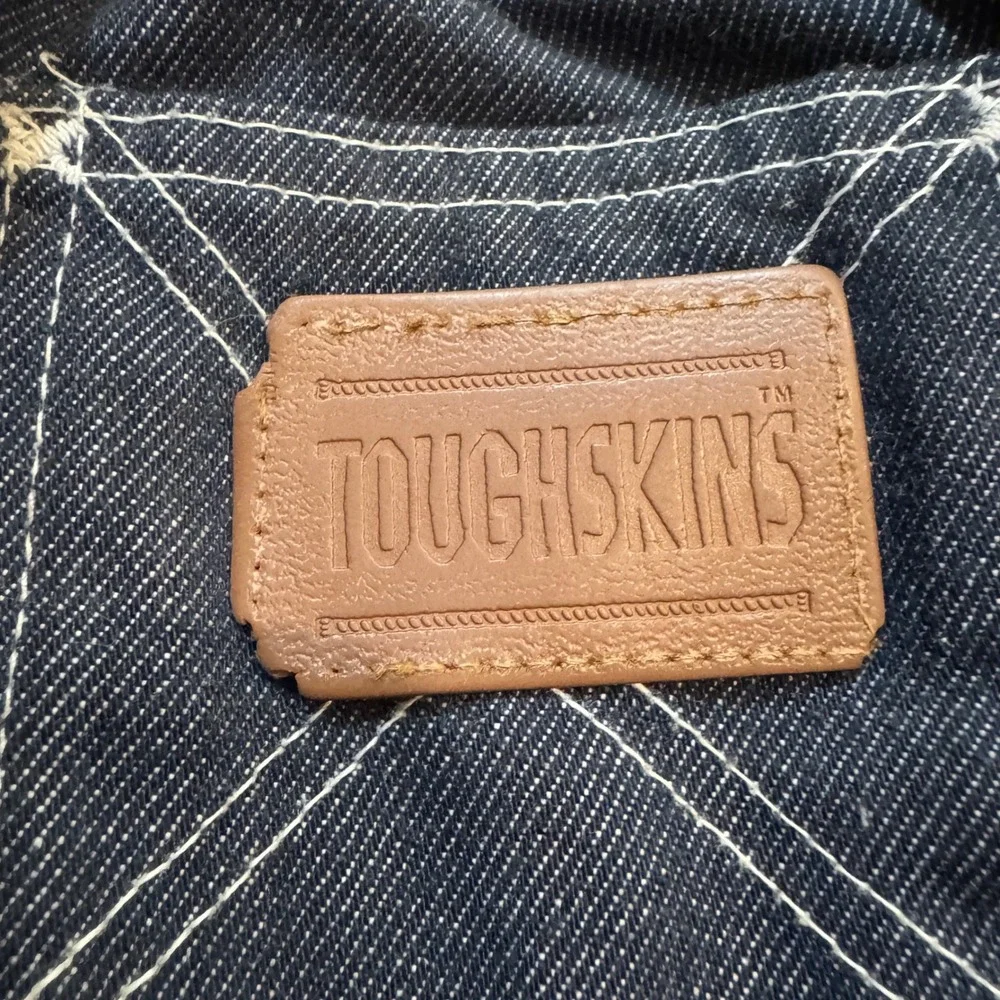 Vintage Sears Toughskins Jeans Size 4 Slim Dark Wash Denim‎ Flare Leg Kids